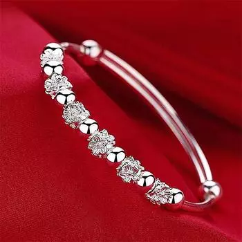 Браслет с вращающимися бусинами Bling Mei, браслет с цветущей сливой и выдергиванием счастья