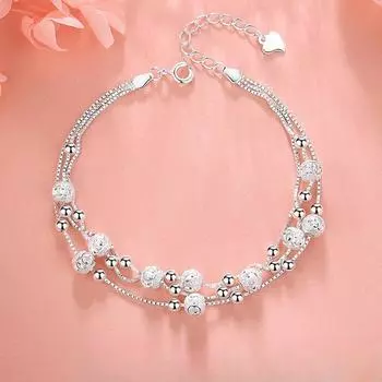 Браслет Sansheng III для девочек, легкий, роскошный, нишевый дизайн, кисточка, многослойная бисерная бижутерия