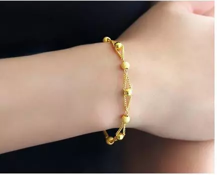 Браслет Ша Цзинь, женский браслет двух поколений Happy Inheritance Браслет Ша Цзинь, модный браслет из бисера Adjustable size