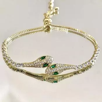 Браслет Spirit Snake Haoshi Дизайнерский Нишевый Темперамент Простой и Белый Высокая Ценность Универсальный Ретро Браслет