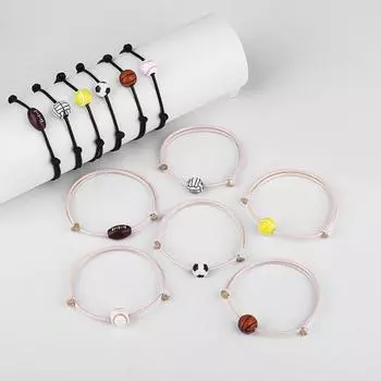 Браслет Sprots Baseball Braided Unisex Handmade браслет из бисера для повседневной носки A