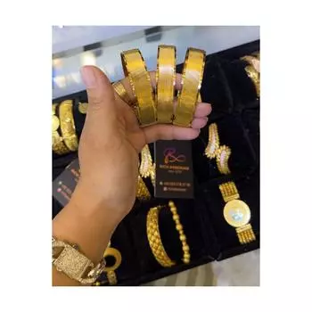 Браслет Трабзон позолоченный 1,5 см