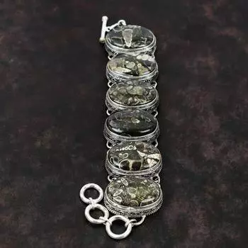 Браслет Turritella с агатом, винтажный браслет из стерлингового серебра 925 пробы, браслет ручной работы, ювелирные изделия из драгоценных камней, регулируемый браслет-цепочка, подарок для мамы Adjustable