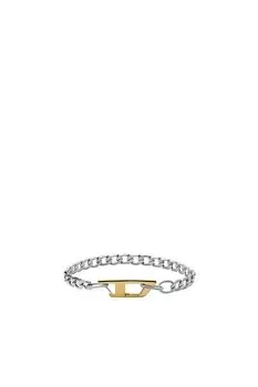 Браслет унисекс DIESEL DX1338 (Дизель) серебряный