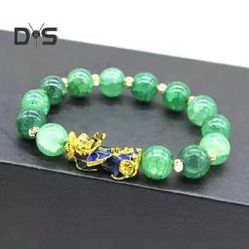 Браслет унисекс Pixiu, гладкий винтажный браслет на ощущение температуры, меняющий цвет, изысканный эластичный роскошный браслет для снятия стресса, улучшающий самочувствие, женский браслет разноцветный