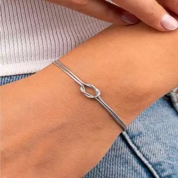 Браслет унисекс Saint Belisama Clover с узлом бесконечности