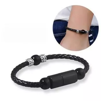 Браслет USB-кабель Type C Microusb портативный зарядный кабель для Huawei Xiaomi 9 Samsung S10 мобильное зарядное устройство короткий USB-шнур Android