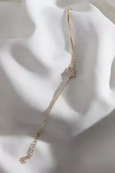 Браслет Waterway золотого цвета со звездчатым цирконом