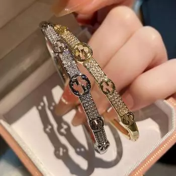 Браслет-змеевик, звездное небо, универсальный, модный, высококачественный дизайн, браслет с открытым ртом 17CM