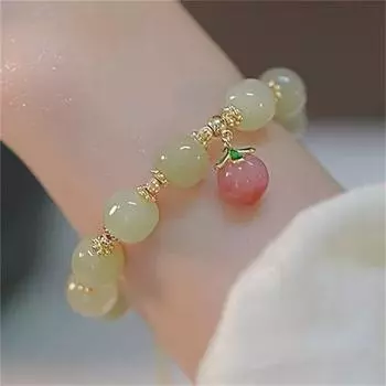 Браслеты для девочек. Женские браслеты из хрустальных бусин. Подарки подругам. One Size