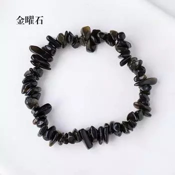 Браслеты из хрустальных камней, браслеты, разноцветные камни, аксессуары для браслетов нестандартной формы obsidian