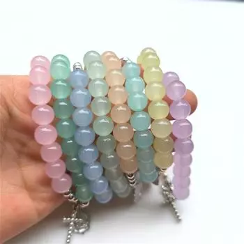 Браслеты из стеклянных бусин для женщин, милые браслеты-кроссовки, тянущиеся, наручные цепочки, летние ювелирные изделия, подарок на каждый день A3