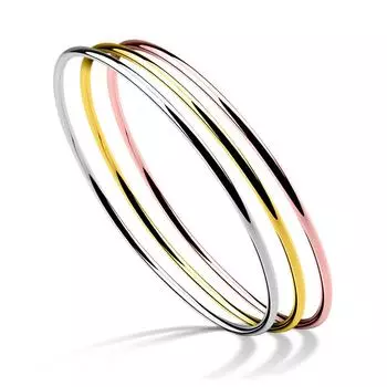 Браслеты из стерлингового серебра 925 пробы, женские простые браслеты с подвесками для женщин 60MM diameter