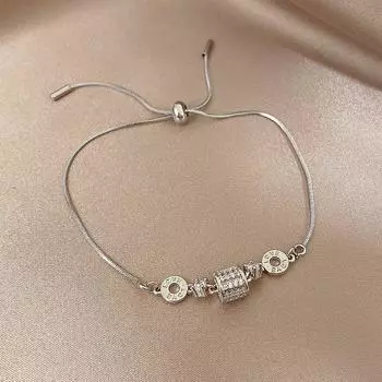 Браслеты из титановой стали для женщин, женское звено цепи, оригинальные модные украшения