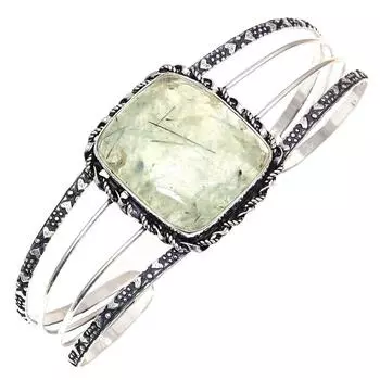 Браслеты-манжеты из этнических драгоценных камней Prehnite Marlene 7 , регулируемые