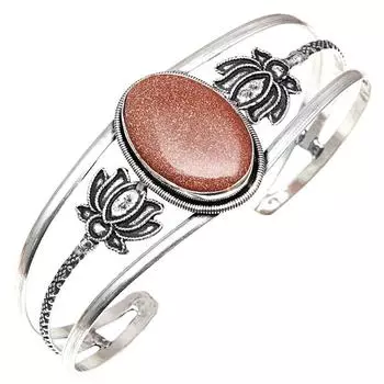 Браслеты-манжеты ручной работы из драгоценных камней с красными камнями Sunsitara, 7 дюймов, регулируемые