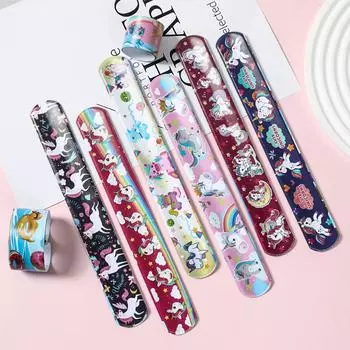 Браслеты на гавайях с защелкой, русалка, динозавр, животные, браслет, подарки, товары для вечеринок по случаю дня рождения, детские сувениры, игрушки, товары для вечеринок в честь рождения ребенка