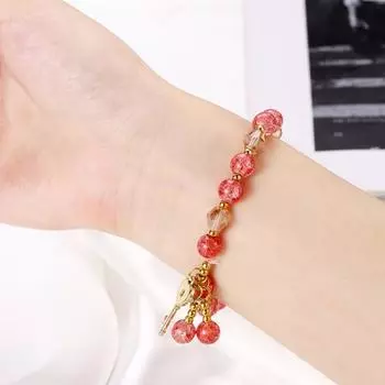 Браслеты на удачу для женщин, винтажные ювелирные изделия ручной работы с подвеской-ключом, свадебные подарки для невест