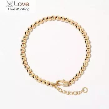 Браслеты Новый браслет из бисера с золотым покрытием и медным покрытием золотой