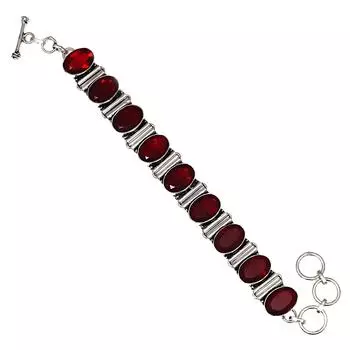 Браслеты ручной работы из этнических украшений из мозамбикского граната 7-8 дюймов