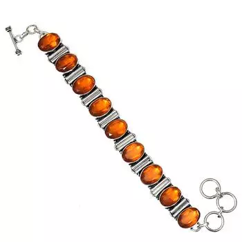 Браслеты ручной работы из этнических украшений с цитриновым кварцем 7-8 дюймов