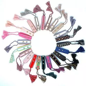 Браслеты ручной работы из хлопка на заказ, христианская дружба Adjustable