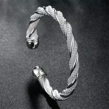 Браслеты с подвесками для женщин, изящный витой браслет из проволоки, модный свадебный подарок на Рождество для девушек и студентов, ювелирные изделия