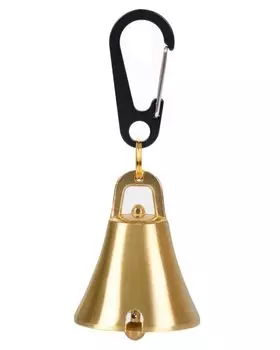 Brass Bear Bell with Loud Sound by Professional Bear Deterrent Mountain Outdoor Day Practical Disaster Safety Item Silencer, [Recommended