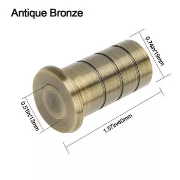 Brass Copper Latch Cover Sand-proof Door Latch Protection Device Home Hardware Antique Bronze
