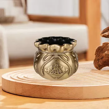 Brass Cornucopia Collectible Bowl for Prosperity And Decoration L