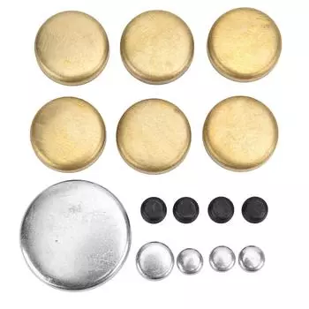 Комплект латунных заглушек для заморозки MPE?108BR Замена для Ford Small Block 255ci 260ci 289ci 302ci 351ci