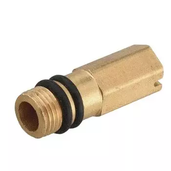Brass M10 10mm Threaded Faucet Inlet End Caps Water Inlet Blanking Plugs for Kitchen Sink Sprayer Hose Connectors