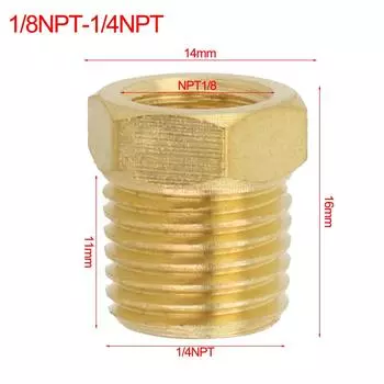 Brass Pipe Fitting NPT Brass Adapter Pipe Fitting Connector