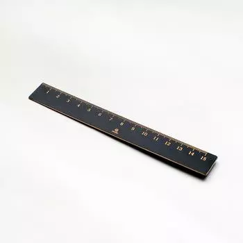 Brass ruler ystudio 15cm ruler brushing black YS-STAT-11 чёрный