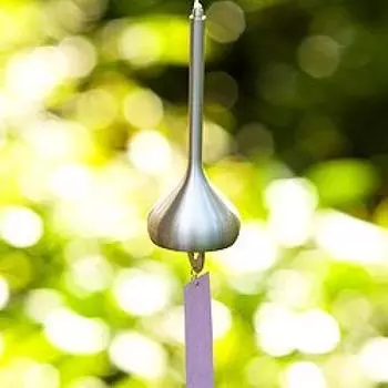 Brass wind chime Onion (Silver)