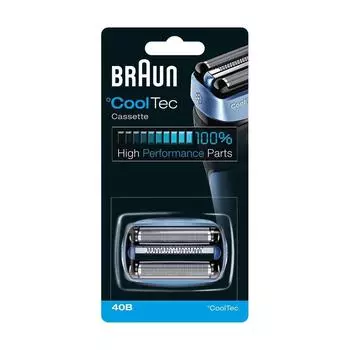 BRAUN 40B CoolTec Cassette Foil Cutter Мужская бритва, сменная бритва [товар]