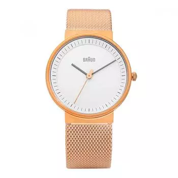 Braun Bn0031rgmhl Классические публичные металлические часы BN0031RGMHL