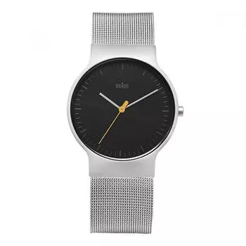 Braun Bn0211bkslmhg Классические тонкие сетчатые часы Public Metal BN0211BKSLMHG