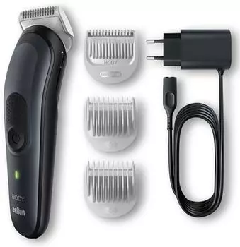 Braun Body Groomer Bg3350 Body Trimmer + Replacement Head TU прозрачный