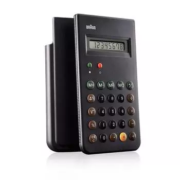 BRAUN Calculator Reprint Model BNE001BK Imported [Brown] [Regular Product]