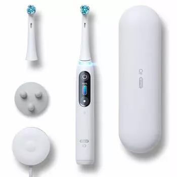 BRAUN Electric Toothbrush BRAUN iO Series iO8 IOM82A11BCWT (White Alabaster) Oral-B