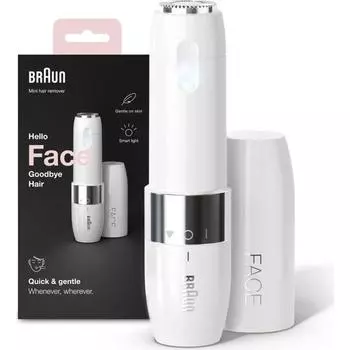 Braun Face FS1000 Мини-депилятор для женщин, электрическая эпиляция лица, быстро и легко, усы, подбородок