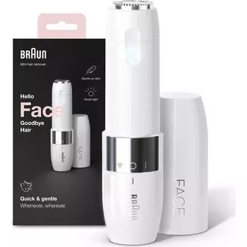 Braun Fs1000 Mini Hair Remover and Cleaning Brush, дорожный размер, беспроводное использование Braun Face FS1000 Original