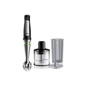 Braun Hand Blender Multi-Quick 7 MQ7030XG Easy Operation Time Saving Baby Food Preparation Smoothie Soup Crushing Mixing Chopping Chopping Radish Grat