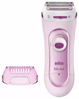 Braun Ladies Shaver Silk Epil Отшелушивающий уход за телом Моющаяся ванна Можно использовать Розовый LS5160R1 розовый