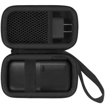 Braun Mobile Shaver Braun mini Electric Razor Storage Case Small Portable Travel Black (Только случай) Мужской M-1013/M-1010 Use, -Ханка чёрный
