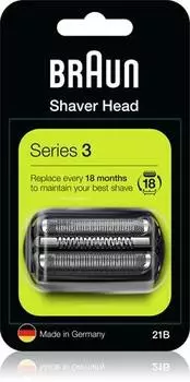 Braun Series 3 21b Tte De Rechange Pour Rasage lectrique TU прозрачный