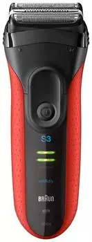 Braun Series 3 Electric Shaver 3 Blades Red Bath Shaving Men s 3040s-R 3040s-R красный