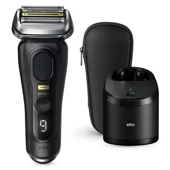 BRAUN Series 9 Pro+ 9551cc Black 5in1 Автоматический очиститель на спиртовой основе с чехлом для бритвы Brown