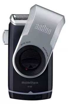 Braun Shaver Мобильный бритвенный станок для мужчин (портативный) М-90 чёрный